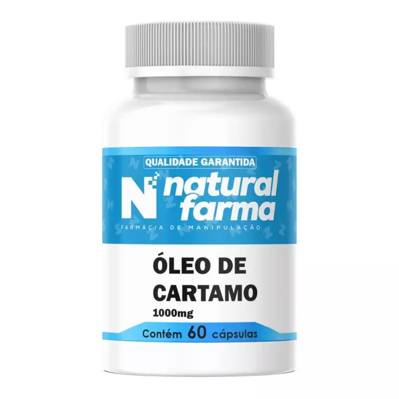 Óleo de cártamo 1g 60 cápsulas
