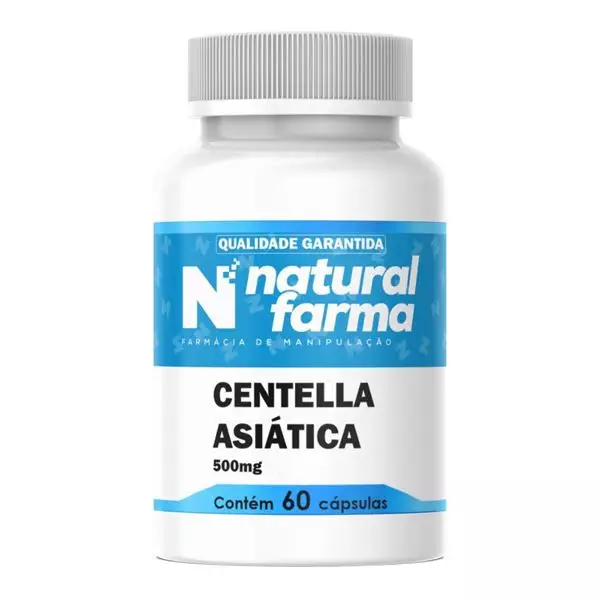 Centella Asiática 500Mg 60 Cápsulas