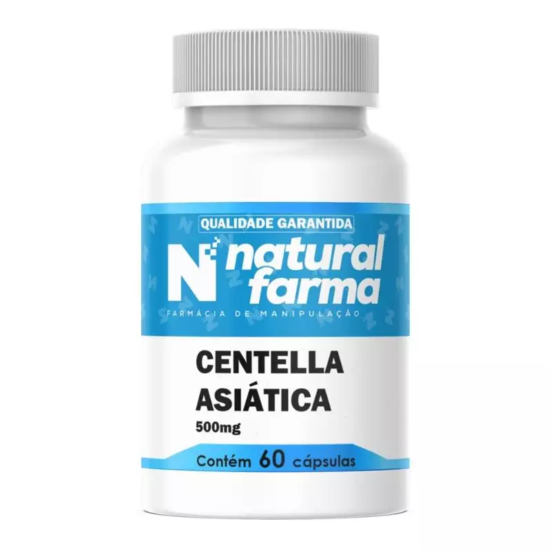 Centella Asiática 500Mg 60 Cápsulas