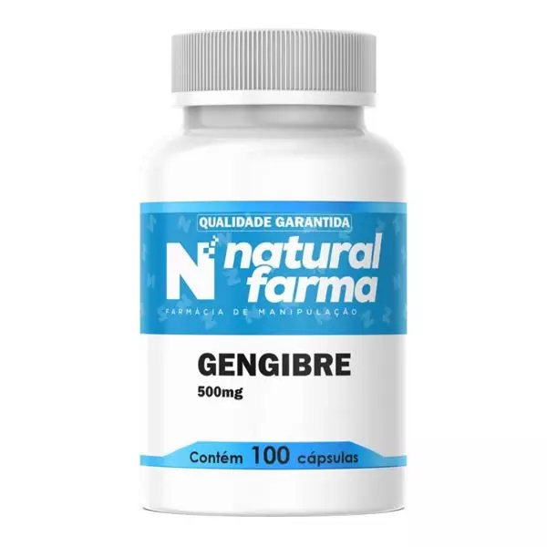 Gengibre 500mg 100 Cápsulas