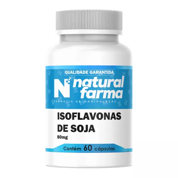Isoflavona 80mg 60 cápsulas