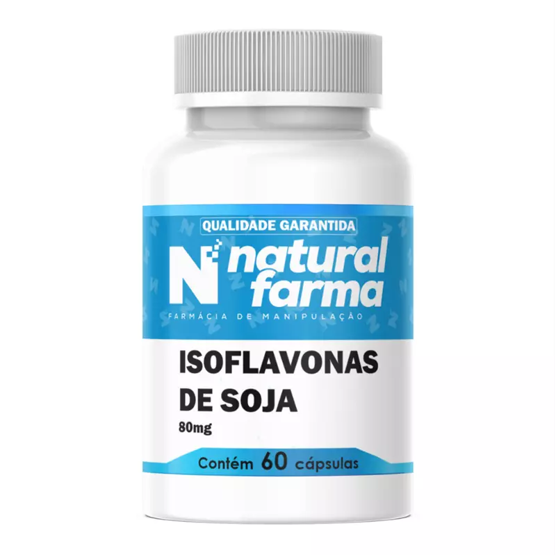 Isoflavona 80mg 60 cápsulas