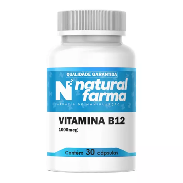 Vitamina B12 1000mcg 30 cápsulas 