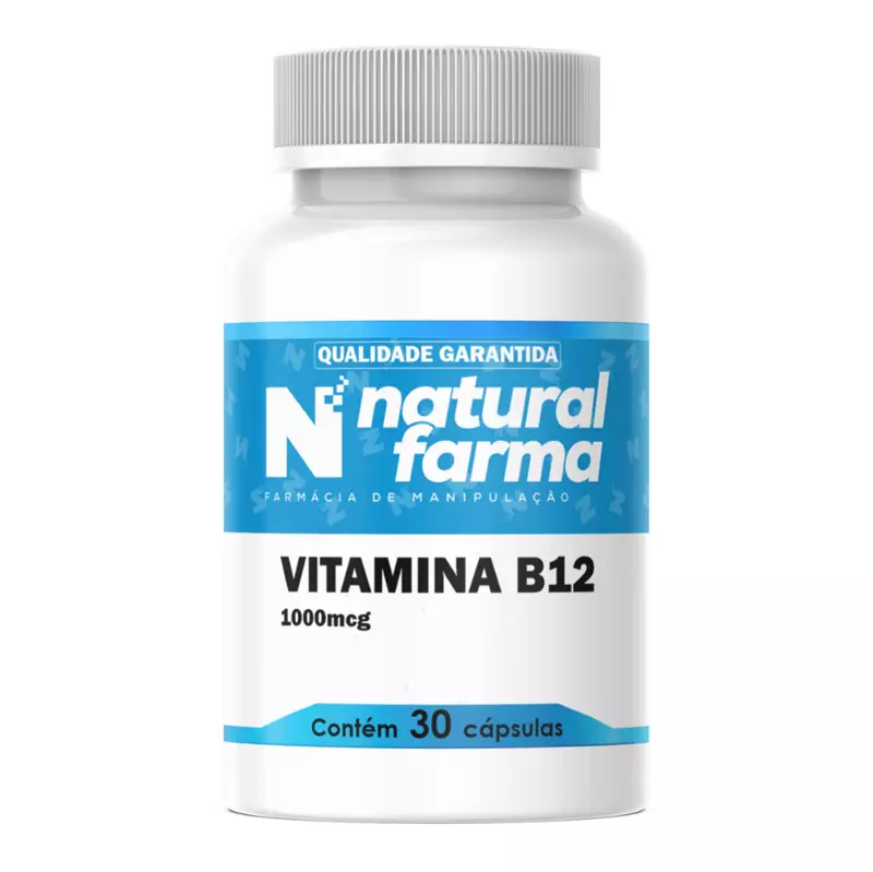 Vitamina B12 1000mcg 30 cápsulas 