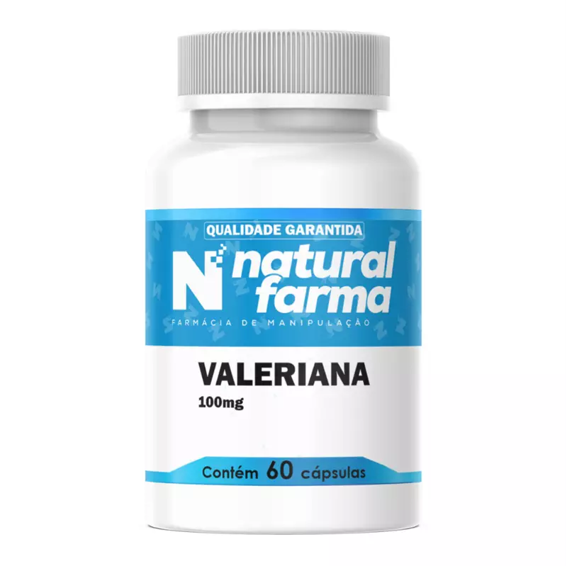 Valeriana 100mg 60 Cápsulas