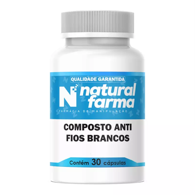 Composto Anti Fios Brancos 30 Cápsulas