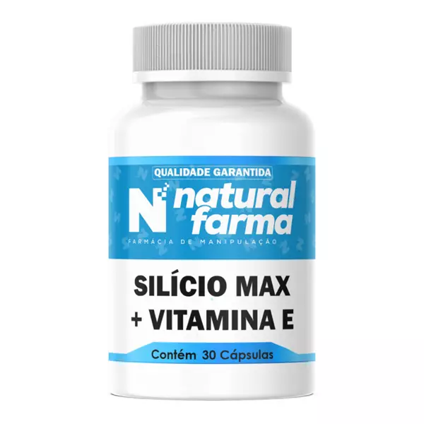 Silício Max 300mg + Vitamina E 100mg