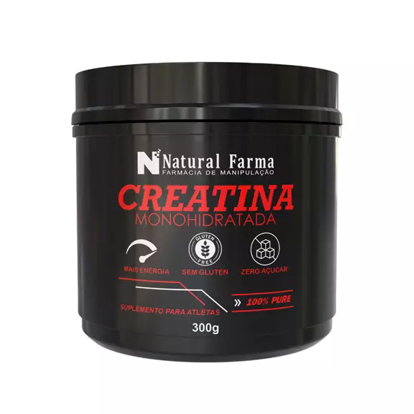 Creatina Monohidratada 100% Pura 300g