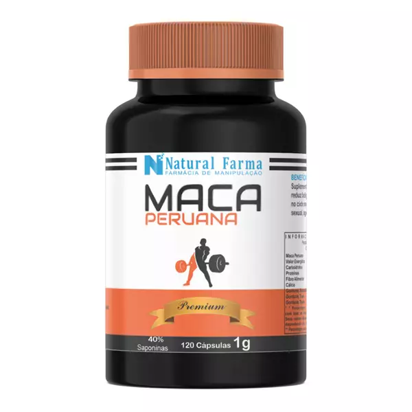 Maca Peruana 1g 120 Cápsulas