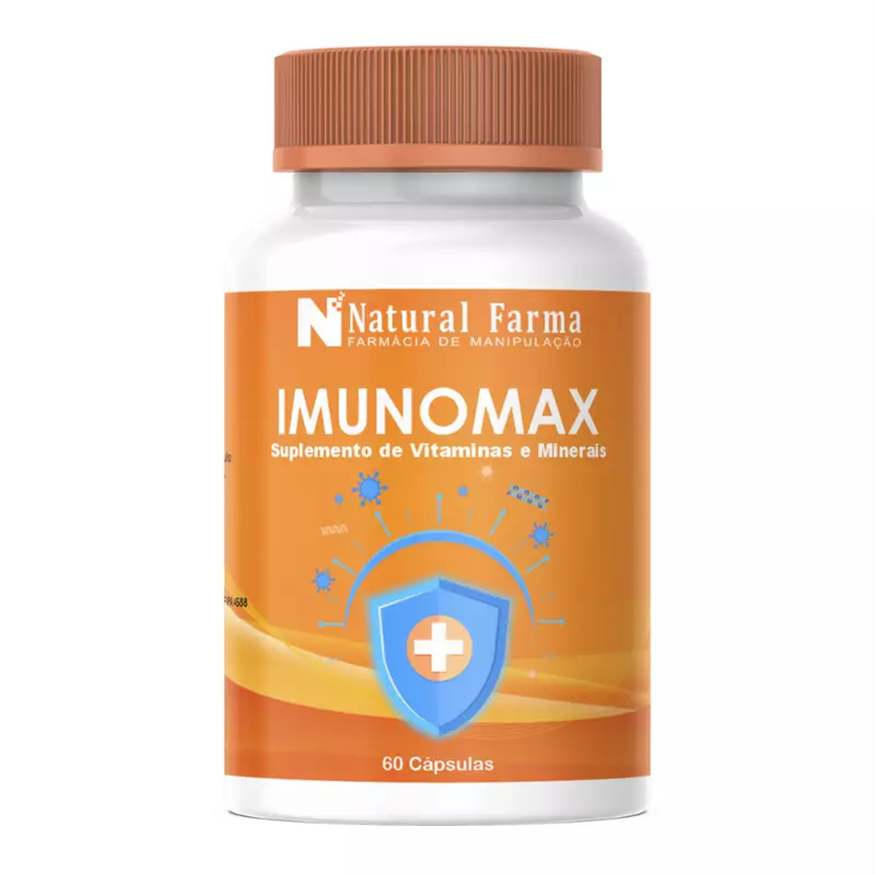  Imunomax Suplemento de Vitaminas e Minerais 60 Cápsulas