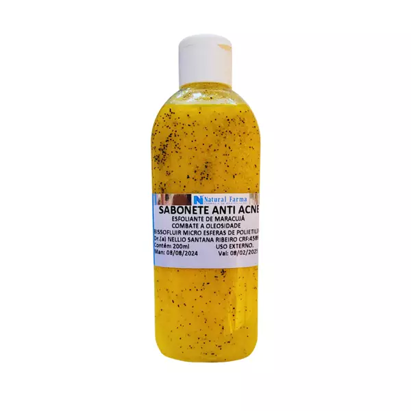 Sabonete Anti Acne Esfoliante de Maracujá 200ml