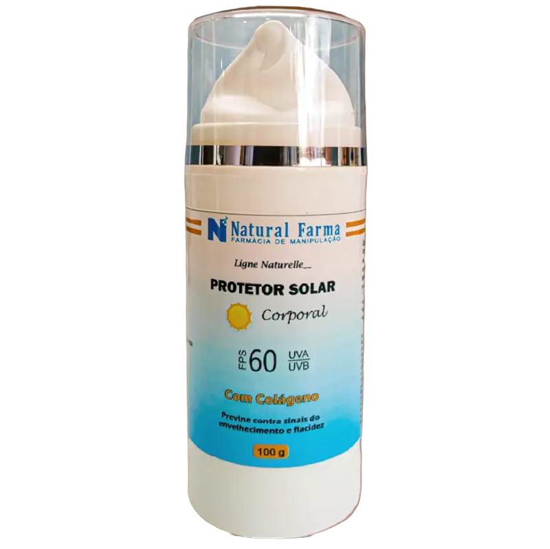  Protetor Solar Corporal 60FPS com Colágeno 100g
