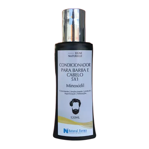 Condicionador para Barba e Cabelo 5x1 Minoxidil 120ml