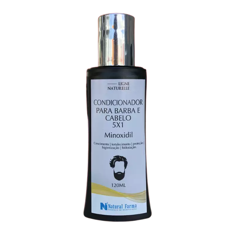 Condicionador para Barba e Cabelo 5x1 Minoxidil 120ml
