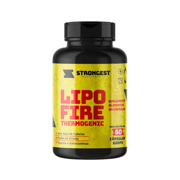 Lipofire Thermogenic 60 Cápsulas sem sabor Strongest