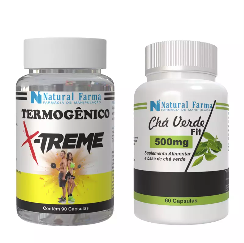 Termo X-treme + Chá verde - Kit emagrecedor
