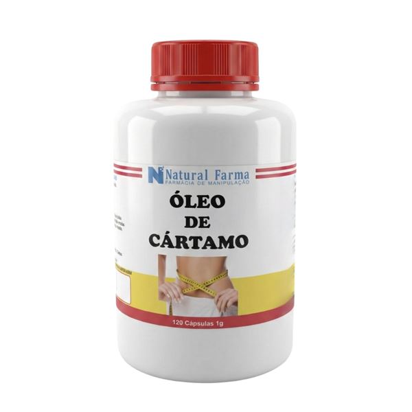 Óleo de cártamo 1g 120 cápsulas
