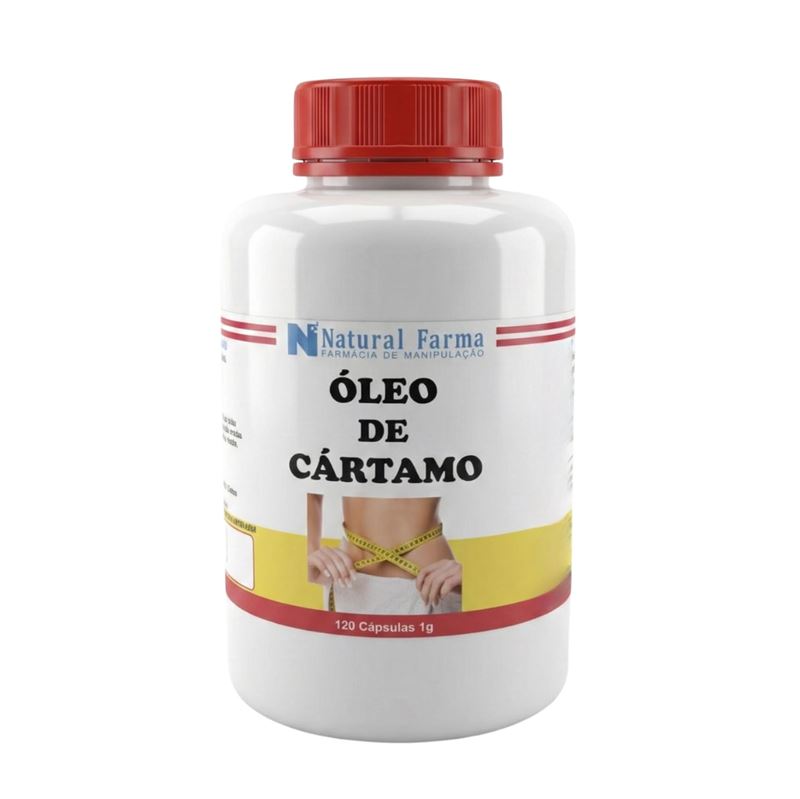 Óleo de cártamo 1g 120 cápsulas