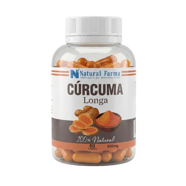 Curcuma longa 500mg 60 cápsulas