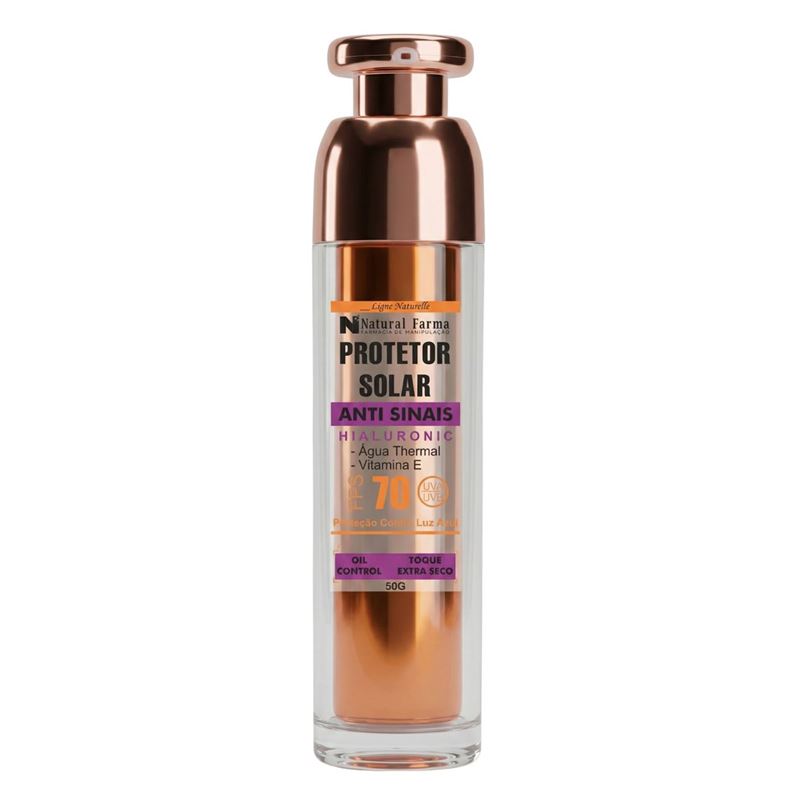Protetor Solar Anti Sinais com AC Hialurônico 50g