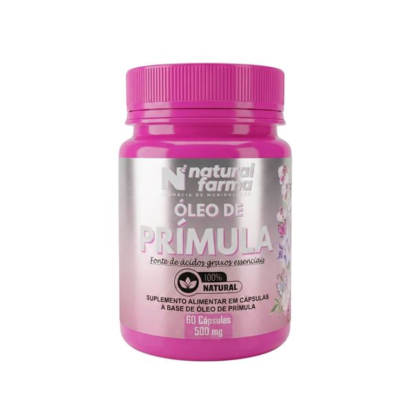Óleo de Primula 500mg 60 cápsulas