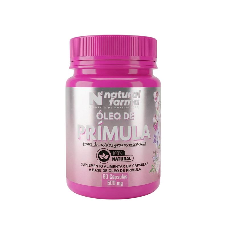 Óleo de Primula 500mg 60 cápsulas