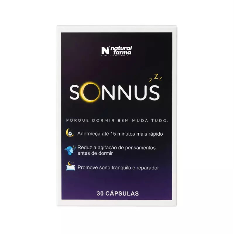 Sonnus 30 Cápsulas | Qualidade do Sono e Relaxamento