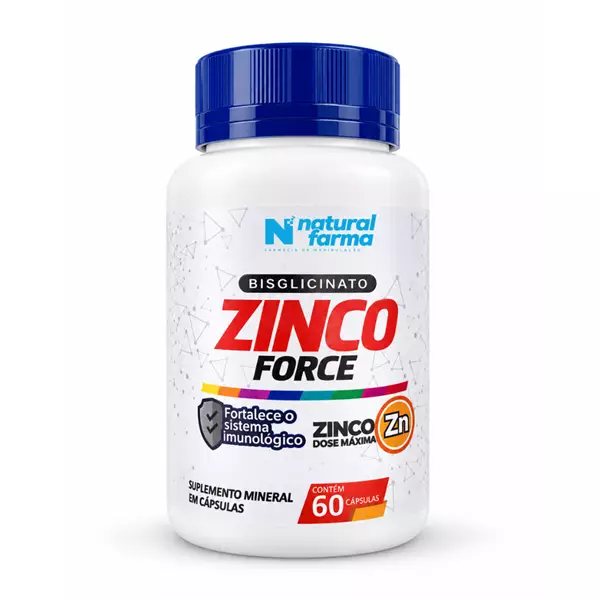 Zinco Force 60 Cápsulas