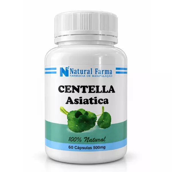 Centella Asiática 500Mg 60 Cápsulas