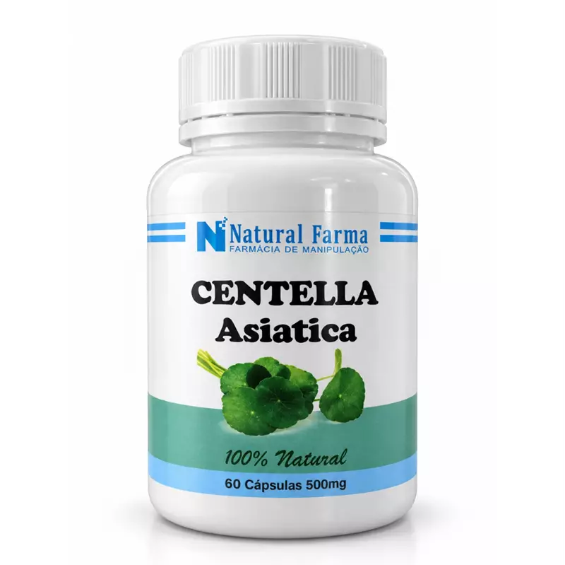Centella Asiática 500Mg 60 Cápsulas