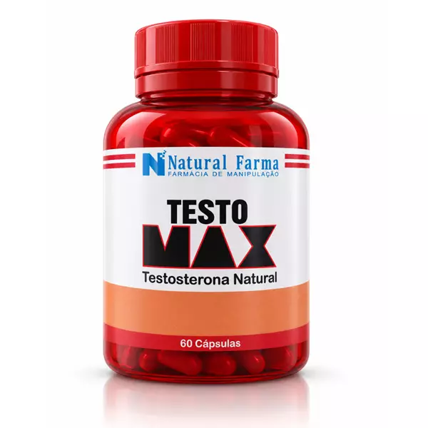 Testo Max Aumento da Testosterona Natural 60 Cápsulas