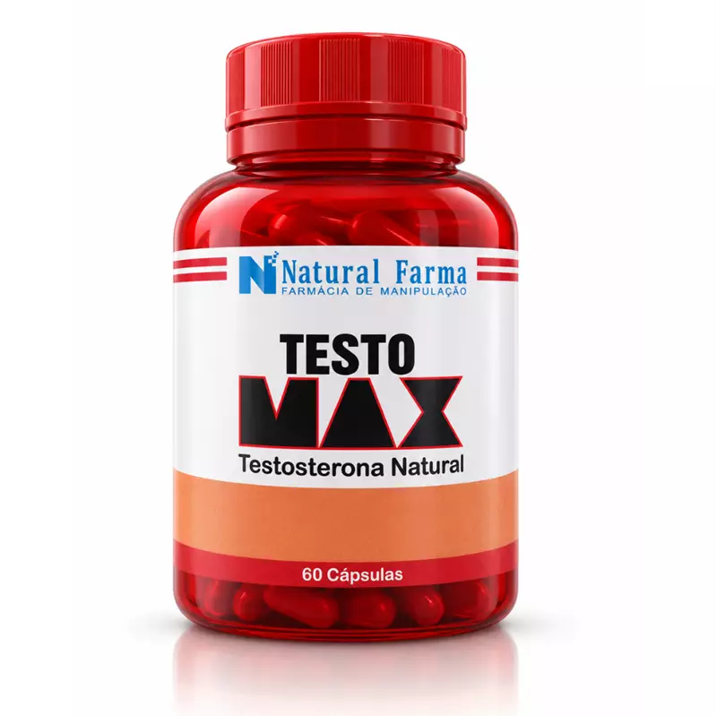 Testo Max Aumento da Testosterona Natural 60 Cápsulas