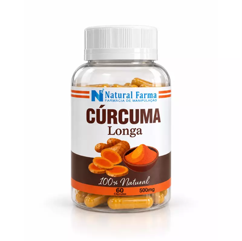 Curcuma longa 500mg 60 cápsulas
