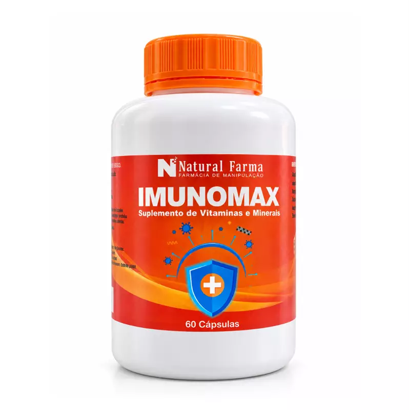 Imunomax Suplemento de Vitaminas e Minerais 60 Cápsulas