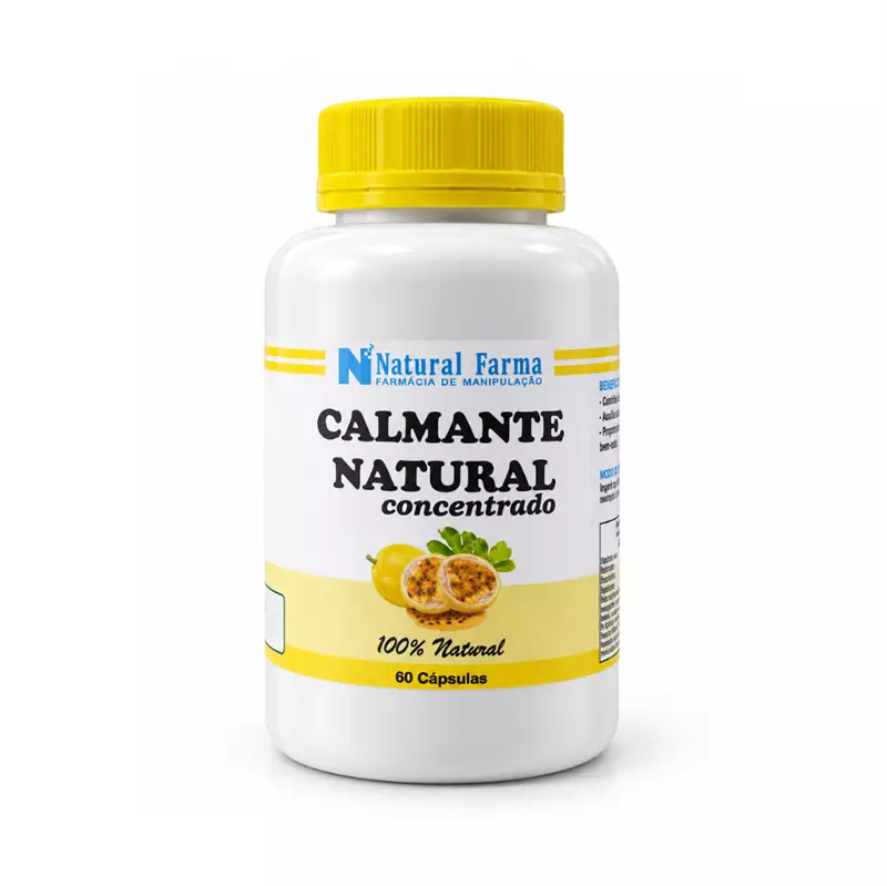 Calmante Natural Concentrado - 60 Cápsulas