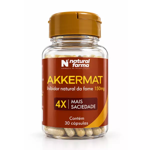 Akkermat® 150 mg 30 Cápsulas | Saciedade e Controle do Apetite