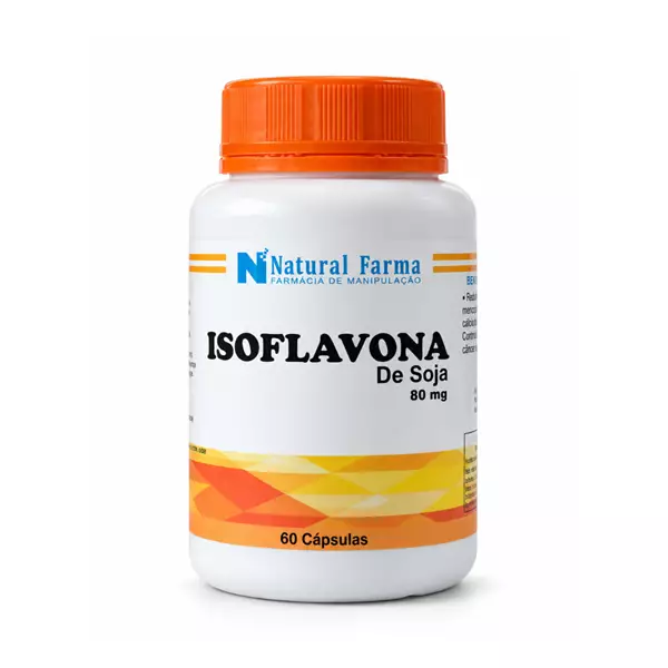 Isoflavona 80mg 60 cápsulas