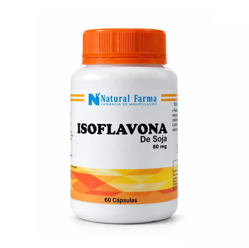 Isoflavona 80mg 60 cápsulas